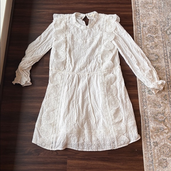 Maje Ravia Lace Scallop Dress - Picture 3 of 4